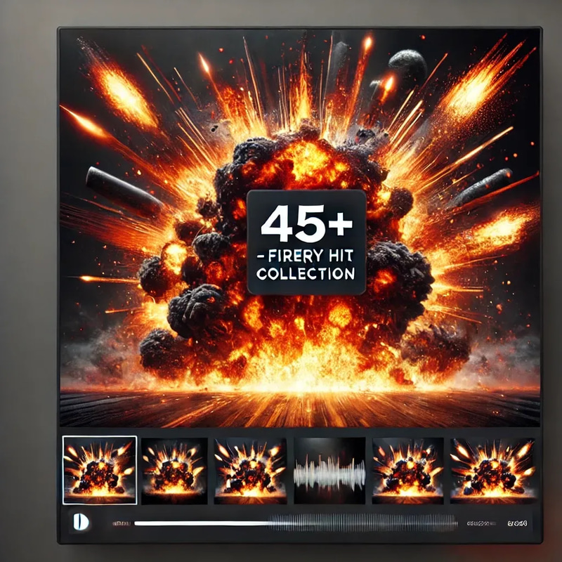 45+ Fiery Hit FX Collection - Dynamic AI-Enhanced Sound Effects for Impactful Audio Production