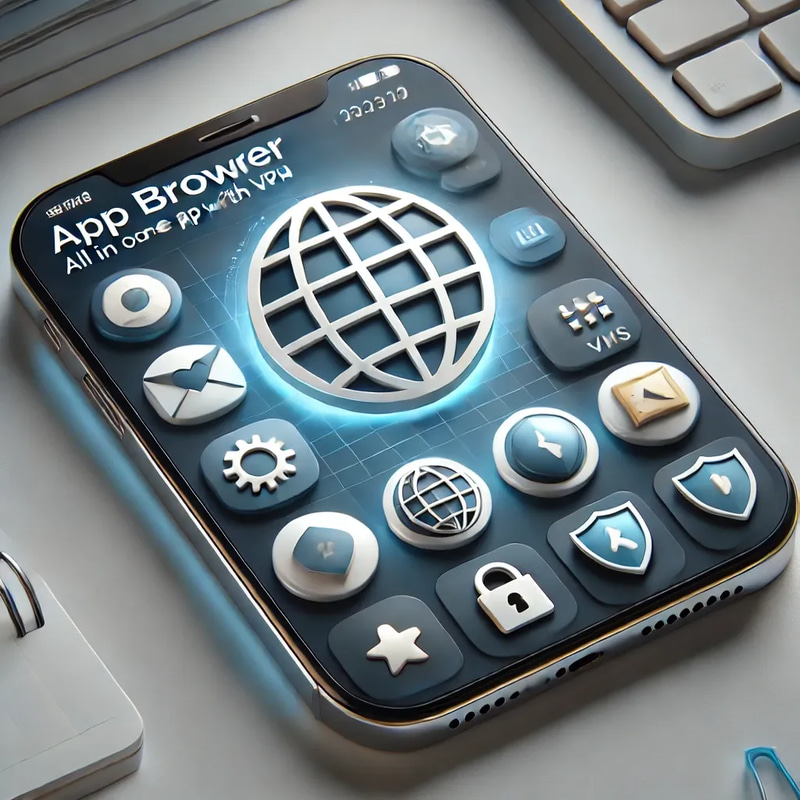 App Browser All in One VPN - Streamlined Mobile App for Secure Browsing and Enhanced Privacy