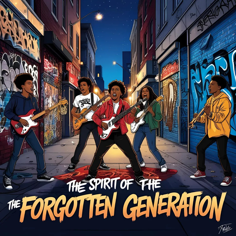 AI Gen-Z Rock Forgotten Generation - Immersive AI-Generated Rock & Alternative Audio for Creative Projects