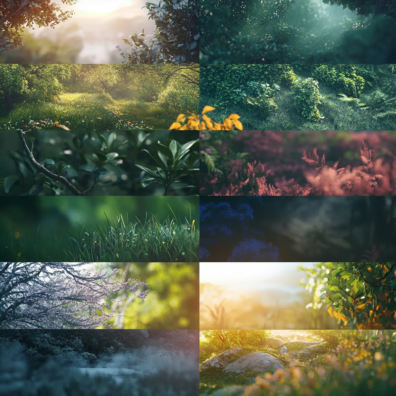 Motion Background Pack Loopable HD Scenes - Dynamic Video Slideshows for Engaging Presentations and Multimedia Projects