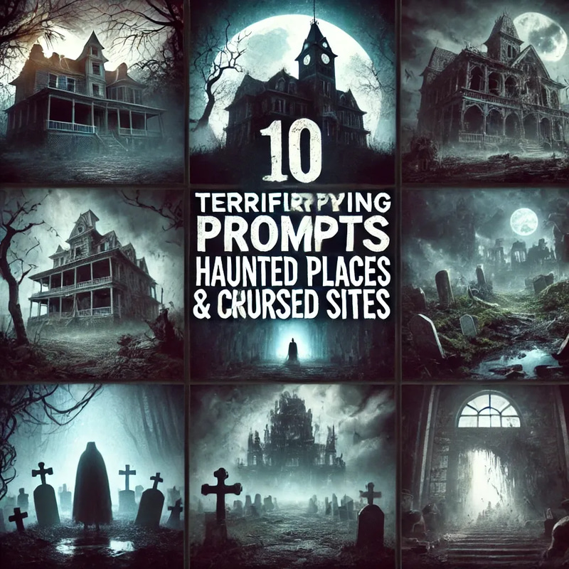 10 Terrifying Prompts Haunted Places & Cursed Sites - Cinematic AI Video Prompts for Horror Creators and Storytellers