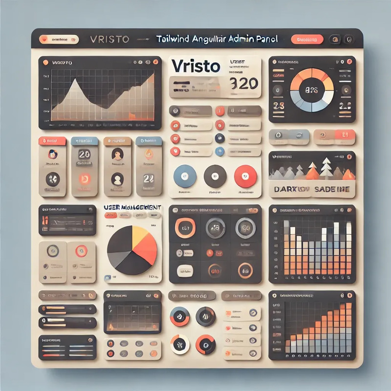 Vristo Tailwind Angular Admin Panel - Modern Admin Dashboard Template for Developers and Businesses