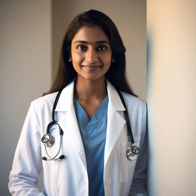 Young Adult Woman Closeup - Cinematic Stock Video for Educational and Medical Content Creators