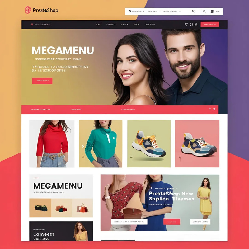 MegaMenu Responsive PrestaShop Theme - Modern Ecommerce Navigation for Seamless Online Stores in 2025-2026
