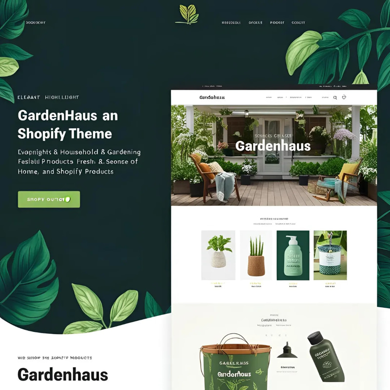 GardenHaus - Household & Gardening Shopify - Clean, Responsive E-commerce Theme for Lifestyle and Garden Stores