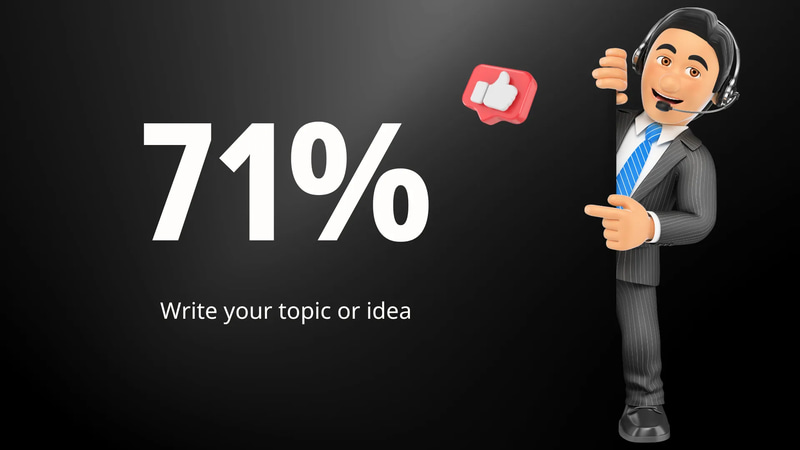 Black 3D Public Speaking Tips Keynote - Dynamic 3D Presentation Slides for Confident Business Communication and Pitch Success