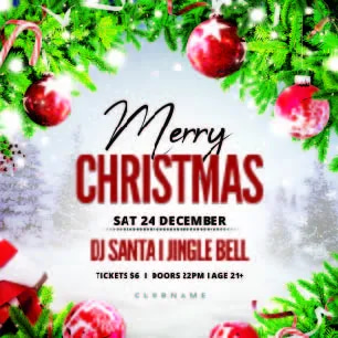Christmas Flyer Classic Celebration Theme - Timeless Marketing Template for Festive Campaigns and Brand Engagement
