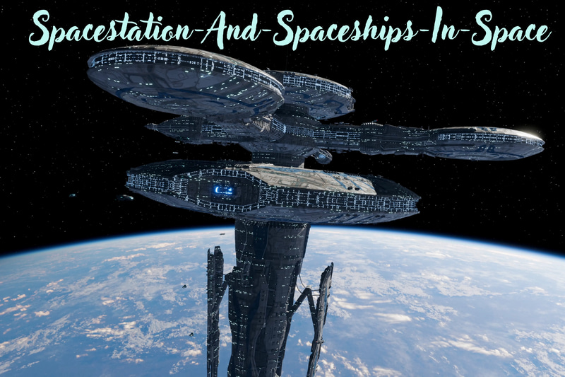 Orbital Station Sci-Fi Spaceport Loop - Immersive Futuristic Motion Background for Creative Videos and Digital Projects