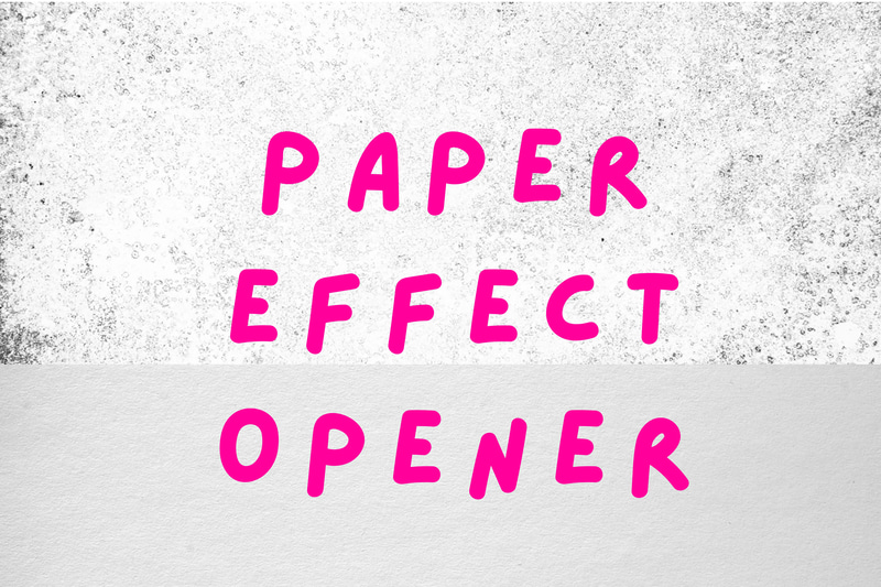 Paper FX Opener - Artistic Tear Reveal - Cinematic Video Intro Template for Creative Media Projects