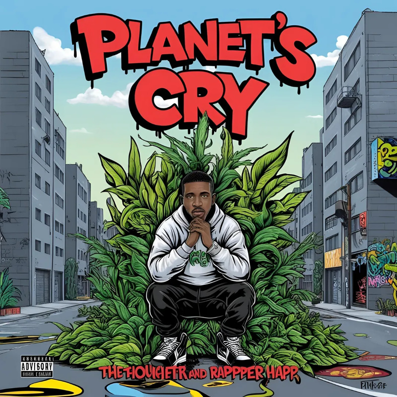 AI Eco-Conscious Rap - Planet's Cry - Futuristic Urban Hip-Hop Beats for Socially Aware Creators and Artists