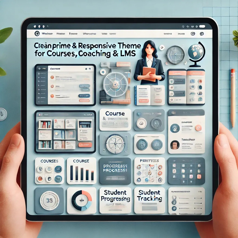 TrainPrime - Clean Responsive WordPress Theme for Courses and Coaching Platforms