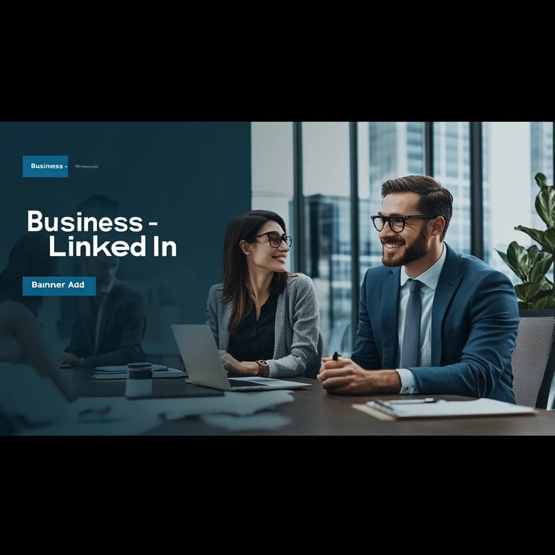 Business LinkedIn Banner Ad - Professional Multi-Platform Social Media Ad Templates for Effective Brand Campaigns