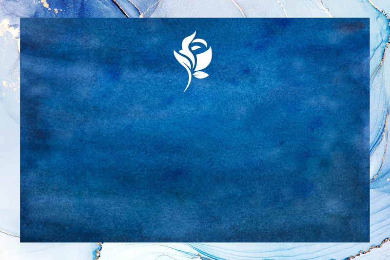 Business Address Label Blue & White Watercolor - Elegant Shipping & Retail Label Templates for Professional Branding