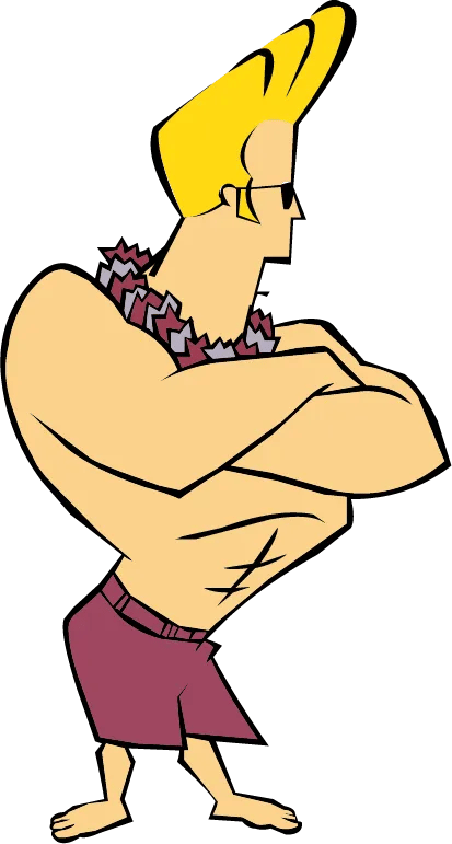 Johnny Bravo Cartoon Vector Pack - Playful and Versatile Vector Illustrations for Creative Projects