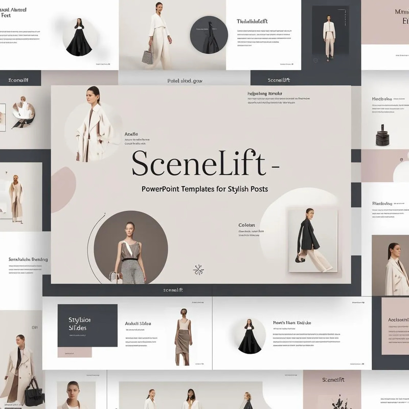 SceneLift - PowerPoint Templates for Stylish Posts - Animated Social Media Designs for Engaging Brand Storytelling