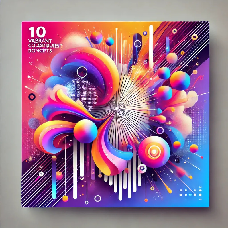 10 Vibrant Color Burst Concepts for SORA - Dynamic AI Video Prompts for Creative Filmmakers and Content Creators