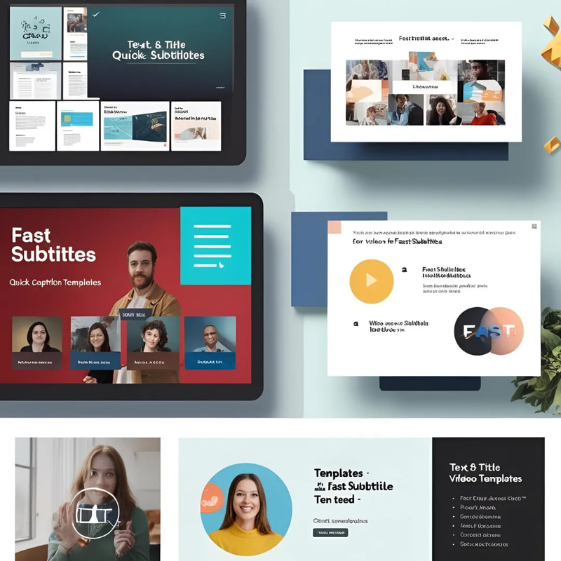 Fast Subtitles Quick Caption Templates - Dynamic Text Animation for Video Creators and Social Media Editors