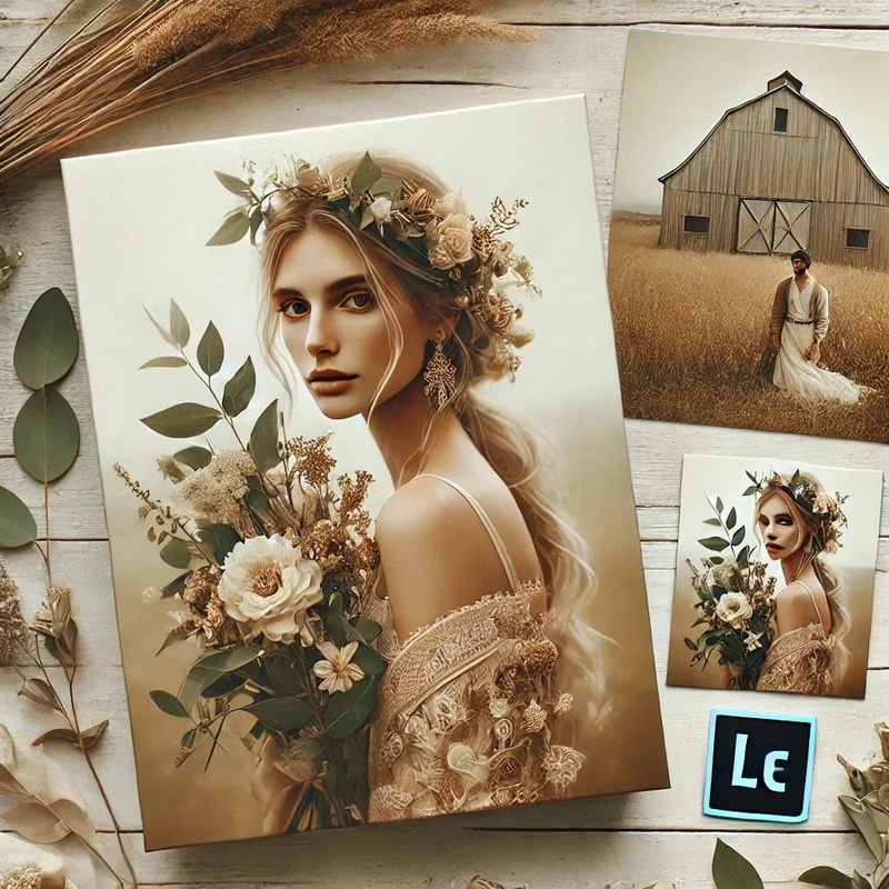 Homestead Wedding Presets - Cinematic Wedding Photo Presets for Photoshop with Warm, Timeless Tones