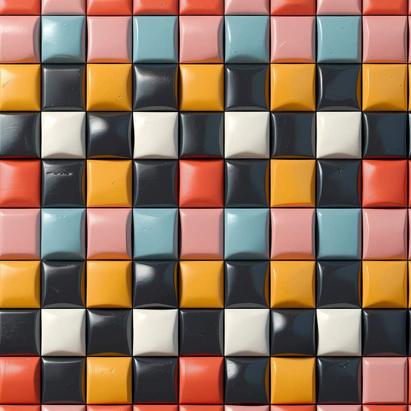 10 Abstract Dimension 3D Patterns - Geometric Modern Textures for Creative Design Projects