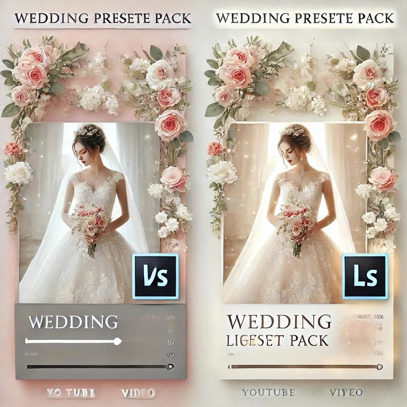 Wedding Lightroom Presets Vol.2 - Elegant Wedding Photo Enhancements for Photographers and Creators