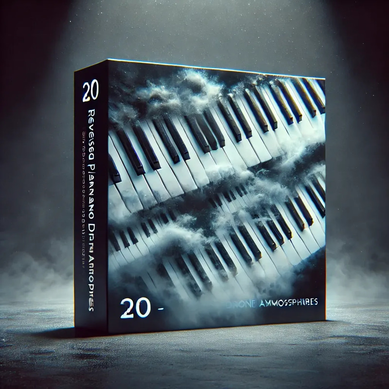 20 Reversed Piano Drone Atmospheres - Immersive Ambient Audio Effects for Creators and Sound Designers