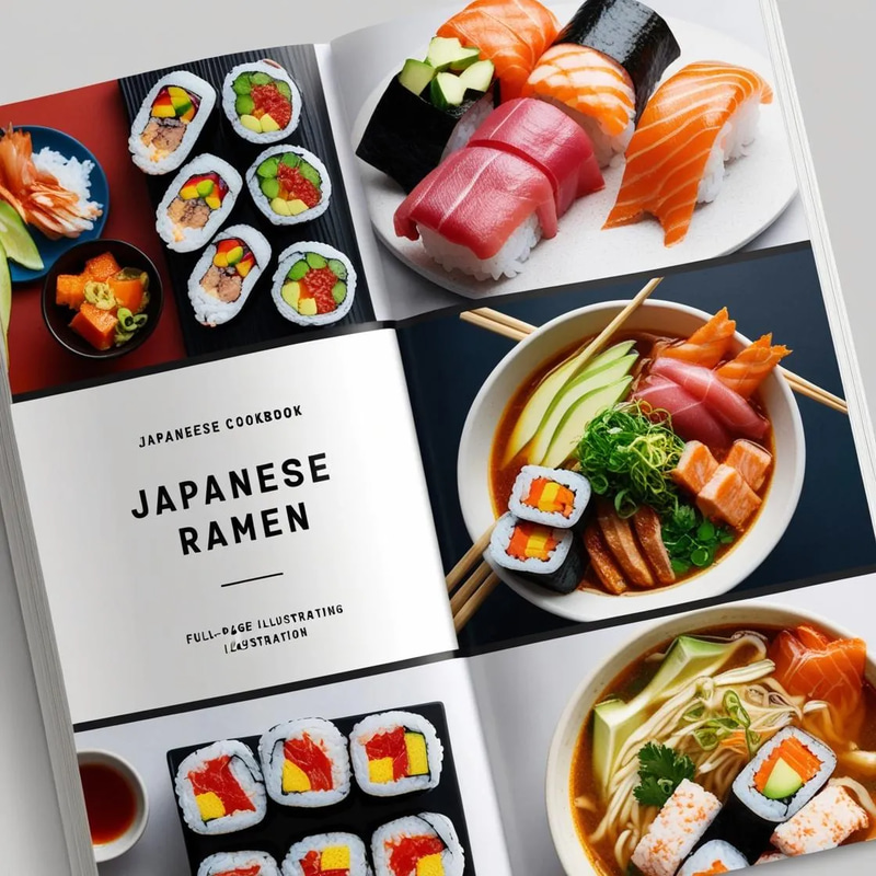 Japanese Recipes Cookbook - Sushi & Ramen Guide - Authentic Japanese Culinary Art for Home Chefs and Food Enthusiasts