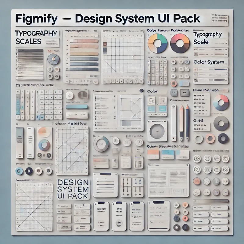 Figmify Design System UI Pack - Streamlined UX Components for Efficient Digital Product Design