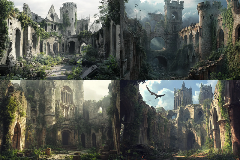 Stonegrave Fortress of Thorns 5 - Immersive Digital Post-Apocalyptic Environments for Creative Projects