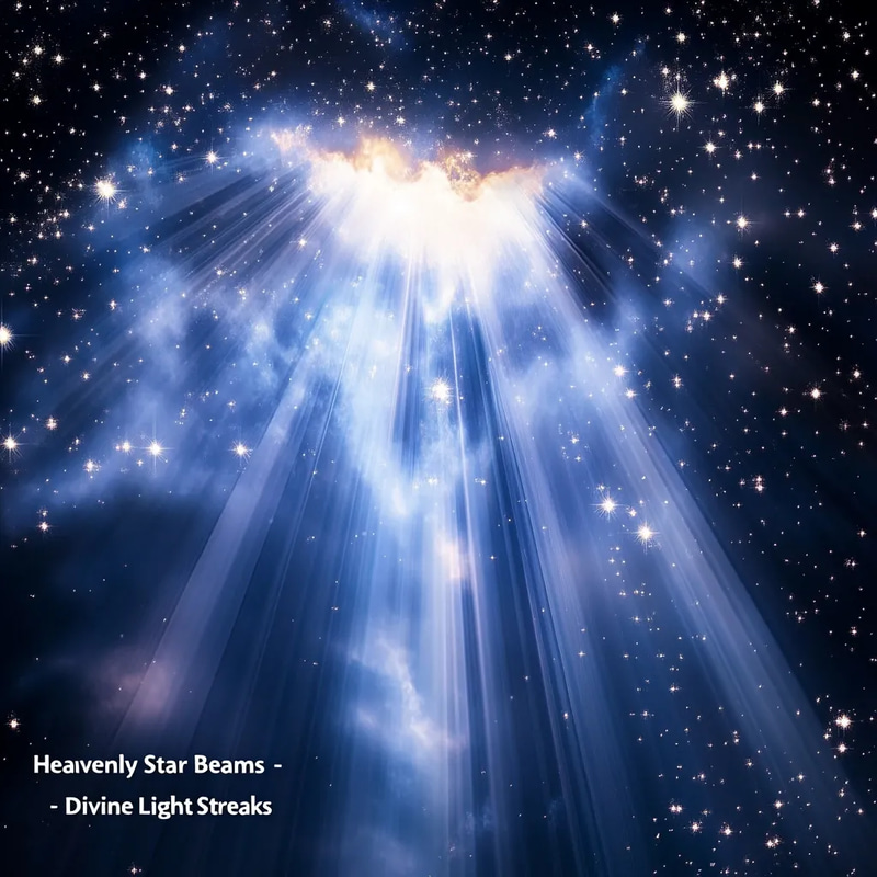 Heavenly Star Beams Divine Light Streaks - Cinematic Motion Graphics Overlays for Stunning Visual Effects