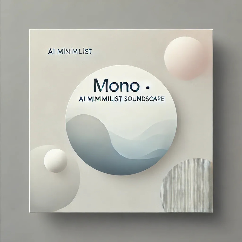 Mono - AI Minimalist Soundscape - Calm AI-Generated Relaxation Music for Meditation and Mindfulness