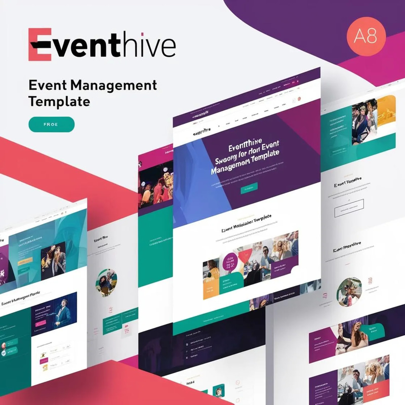 EventHive - Event Management Template - Streamlined Responsive Website Theme for Event Planners and Organizers