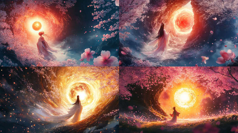 Amaterasu - Radiant Dawn Emerges - Mythic Fantasy Art for Creative Storytelling and Visual Projects