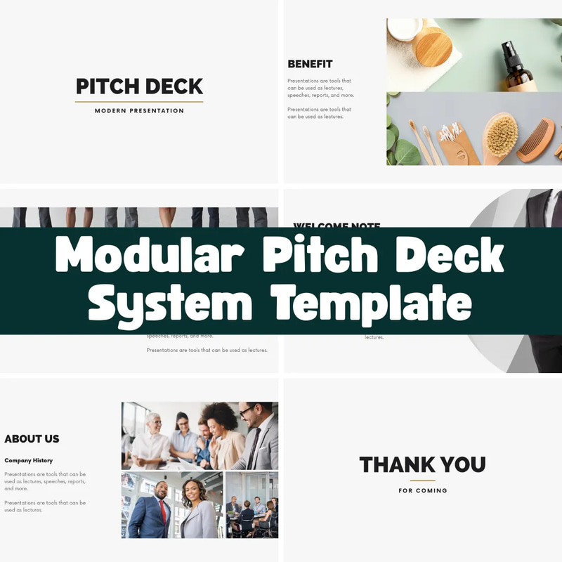 Modular Pitch Deck System Template - Streamlined Business Proposal and Presentation Toolkit for Professionals 2025-2026