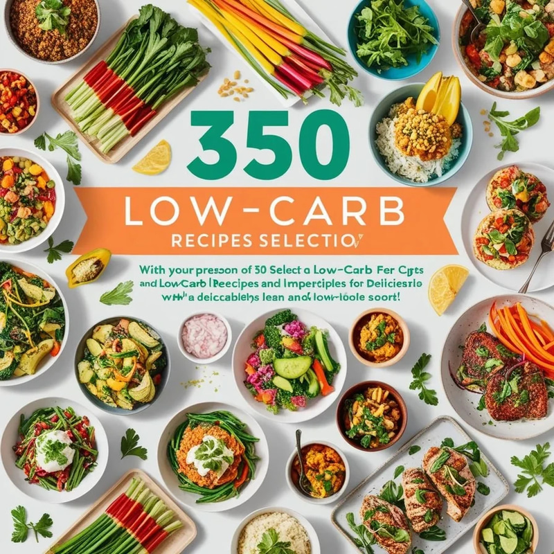 350 Low-Carb Recipes Healthy Eating Fix - Nutritious Low-Carb Cookbook for Fitness and Wellness Enthusiasts