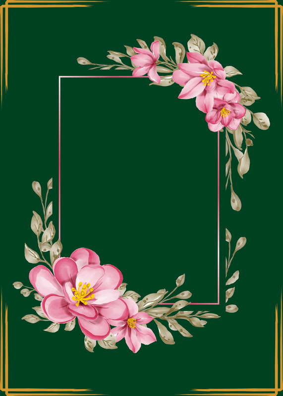 Golden Florals Embossed Card - Elegant Wedding & Engagement Invitation for Timeless Celebrations