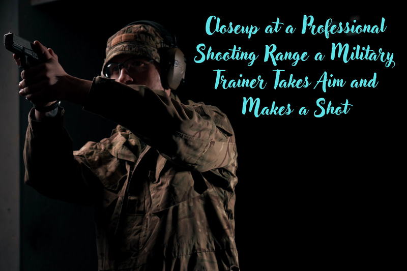 Close-Up at Shooting Range Training - Cinematic Military Stock Video for Security and Tactical Projects 2025-2026