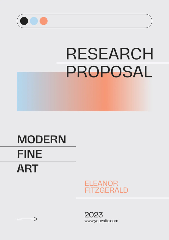 Art Insight Fine Art Research Proposal - Professional Branding & Business Planning Templates for Creatives and Agencies