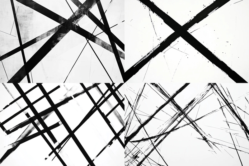 Minimalist Abstract Composition - Digital Wall Art - Contemporary Minimalist Art for Modern Interiors and Creative Spaces