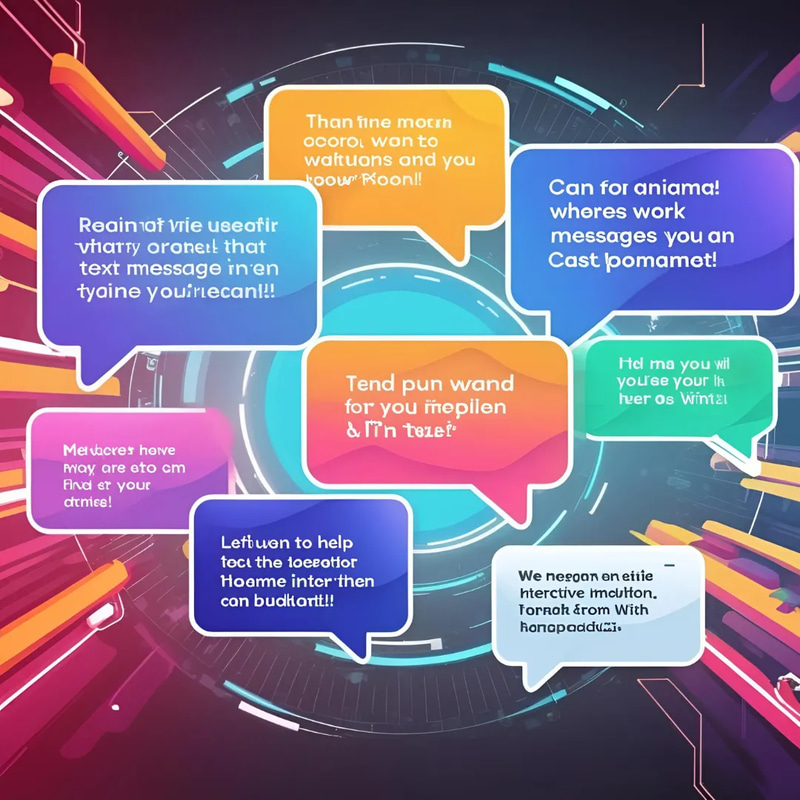 MOGRT Text Messages - Chat Bubble FX - Dynamic Video Text Templates for Engaging Social & Marketing Content