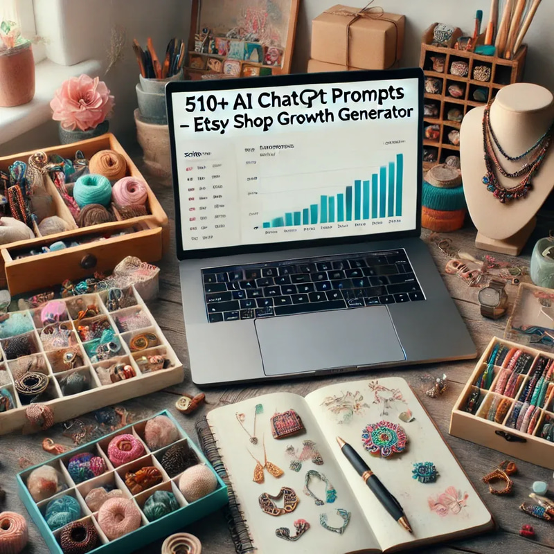 510+ AI ChatGPT Prompts - Etsy Shop Growth Generator - Strategic AI-Powered Dialogue Prompts for Etsy Sellers and Digital Marketers