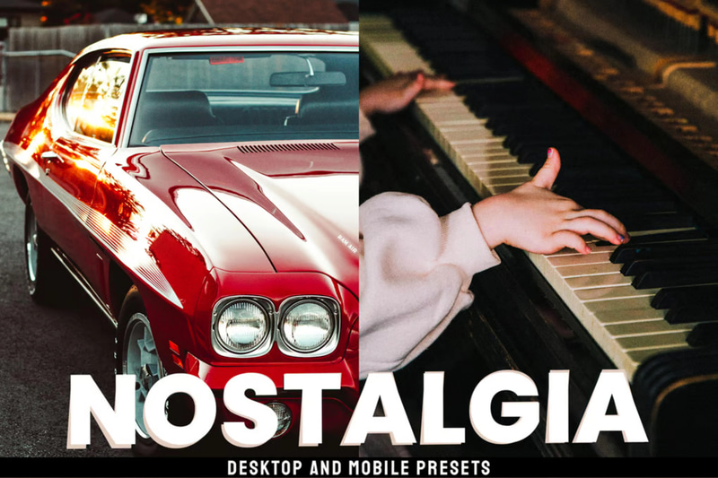Nostalgia Preset Collection - Cinematic Photo Editing Presets for Timeless Visual Storytelling and Creative Enhancement