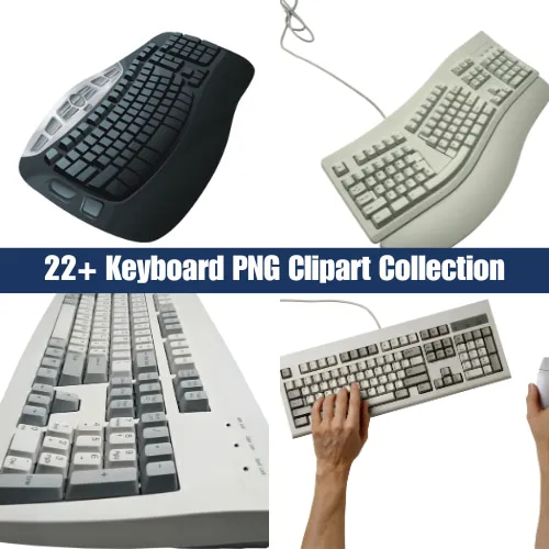 22+ Keyboard PNG Clipart Collection - Crisp Technology & Sci-Fi Graphics for Designers and Creators