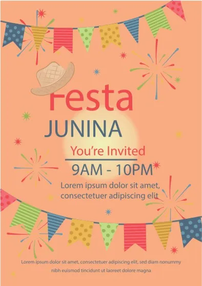 210+ Festa Junina Festival CDR Collection - Vibrant Vector Clipart for Festive Holiday Designs and Creative Projects