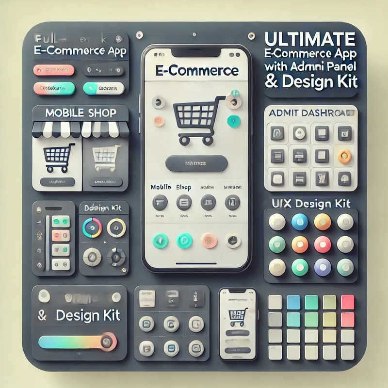 Ultimate Ecommerce App with Admin Panel & Design Kit - Comprehensive Mobile Solution for Business Growth and Streamlined Management