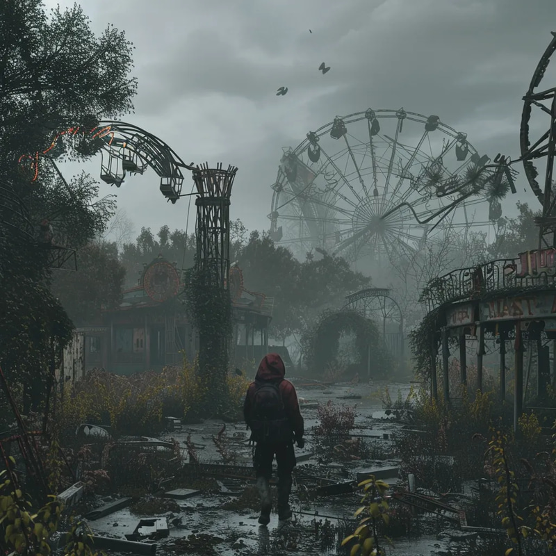 Bloom of Decay New World's First Hope - Conceptual Narrative Art for Storytelling and Creative Visionaries