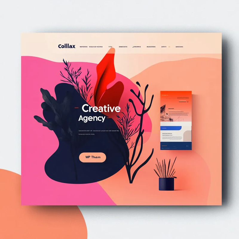 Collax Creative Agency WP Theme - Modern WordPress Theme for Agencies and Freelancers
