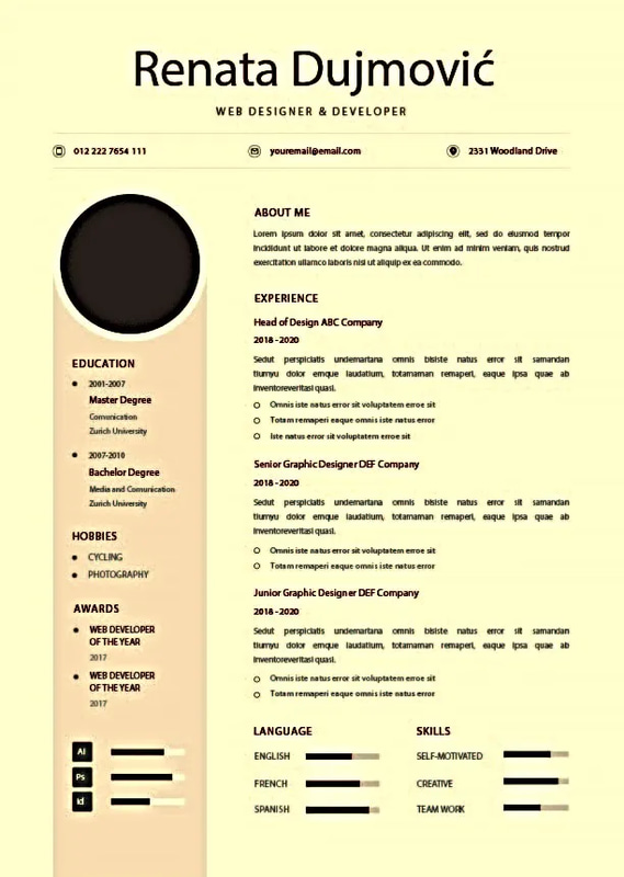 Pro Resume Bio Layout - Modern Appeal - Sleek Professional CV Template for Career Growth and Business Success
