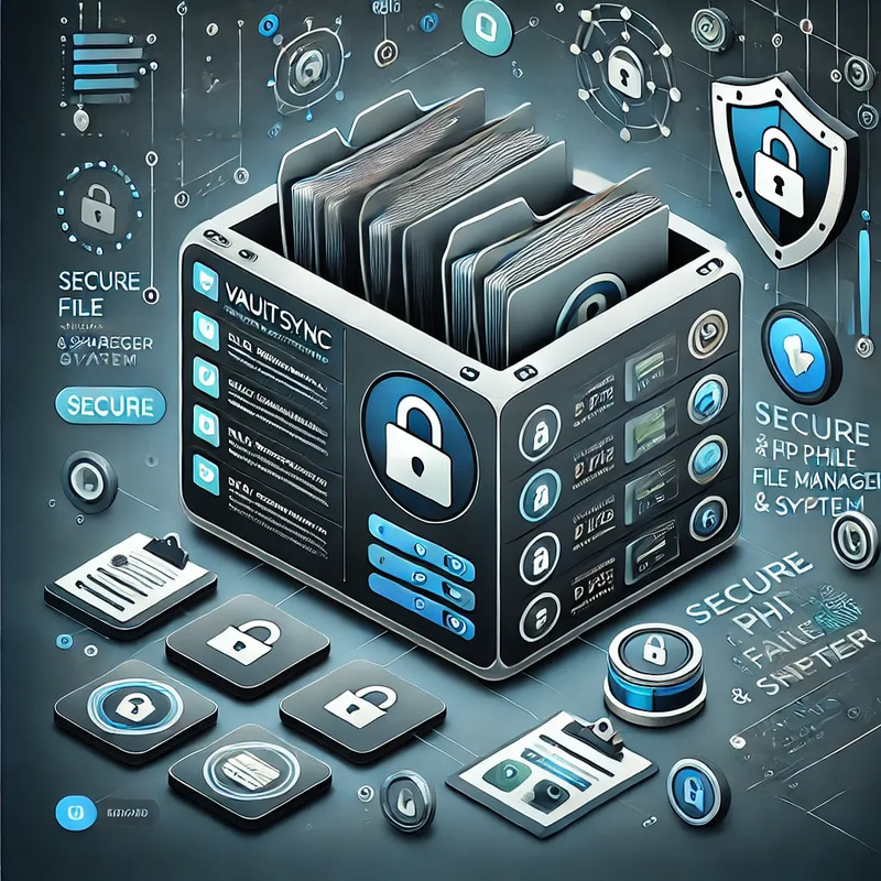 VaultSync - Secure PHP File Manager & Sharing System - Robust PHP Script for Safe File Management and Collaborative Sharing