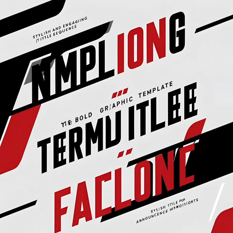 Macro Big Titles - Bold Display Animation - Cinematic Text Motion Video Template for Dynamic Presentations and Creative Projects