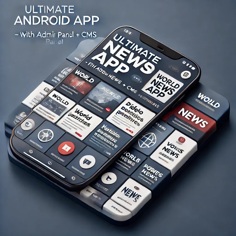 Ultimate Android News App - Modern Mobile Application with Admin Panel and CMS for Publishers